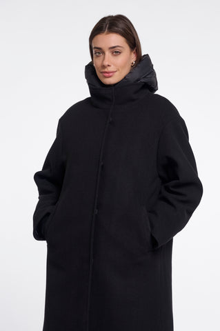 Cappotto donna art. Omri Rino & Pelle Black