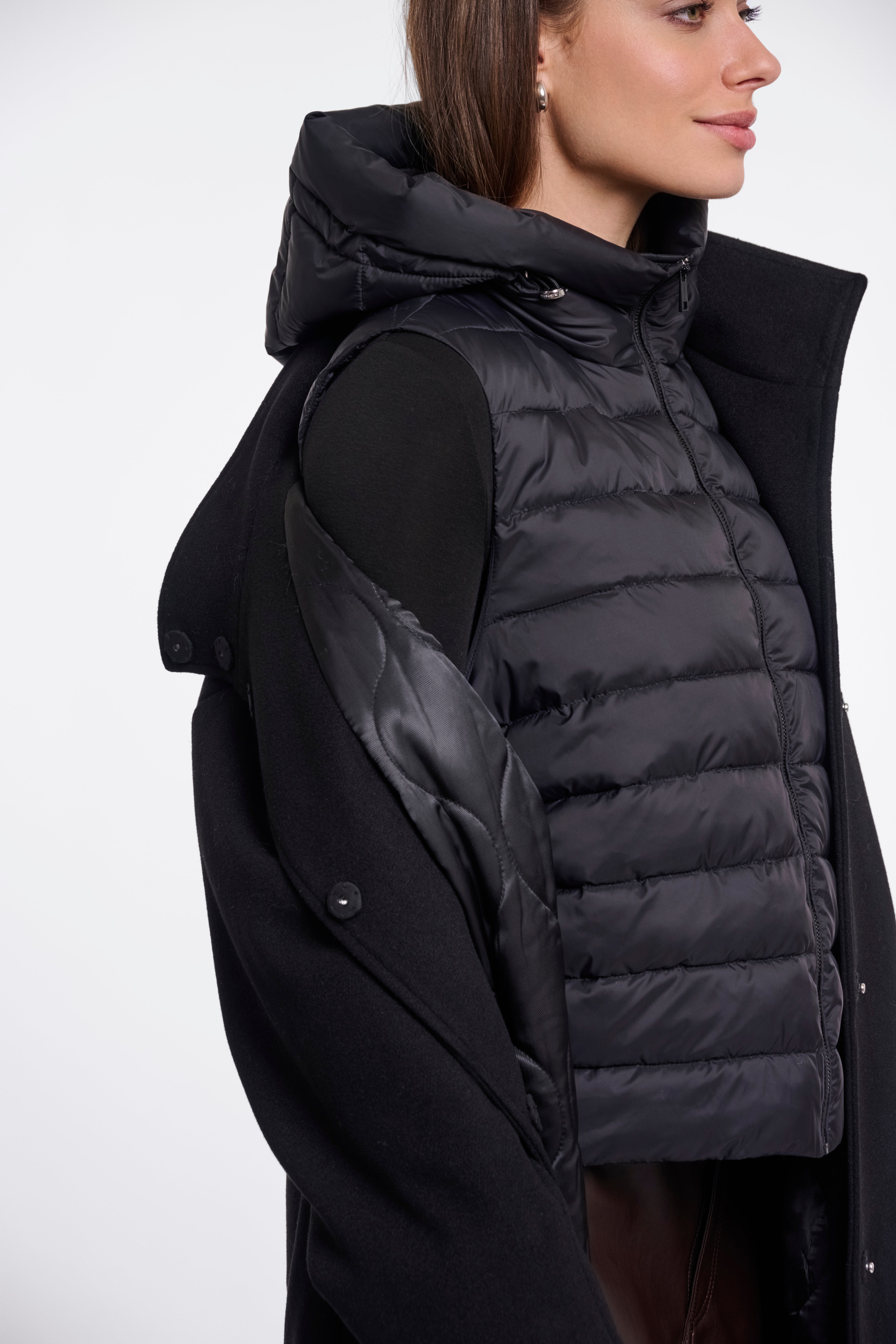 Cappotto donna art. Omri Rino & Pelle Black