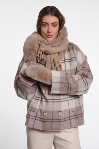 Guanti donna art. Oxo Rino & Pelle Mocha latte