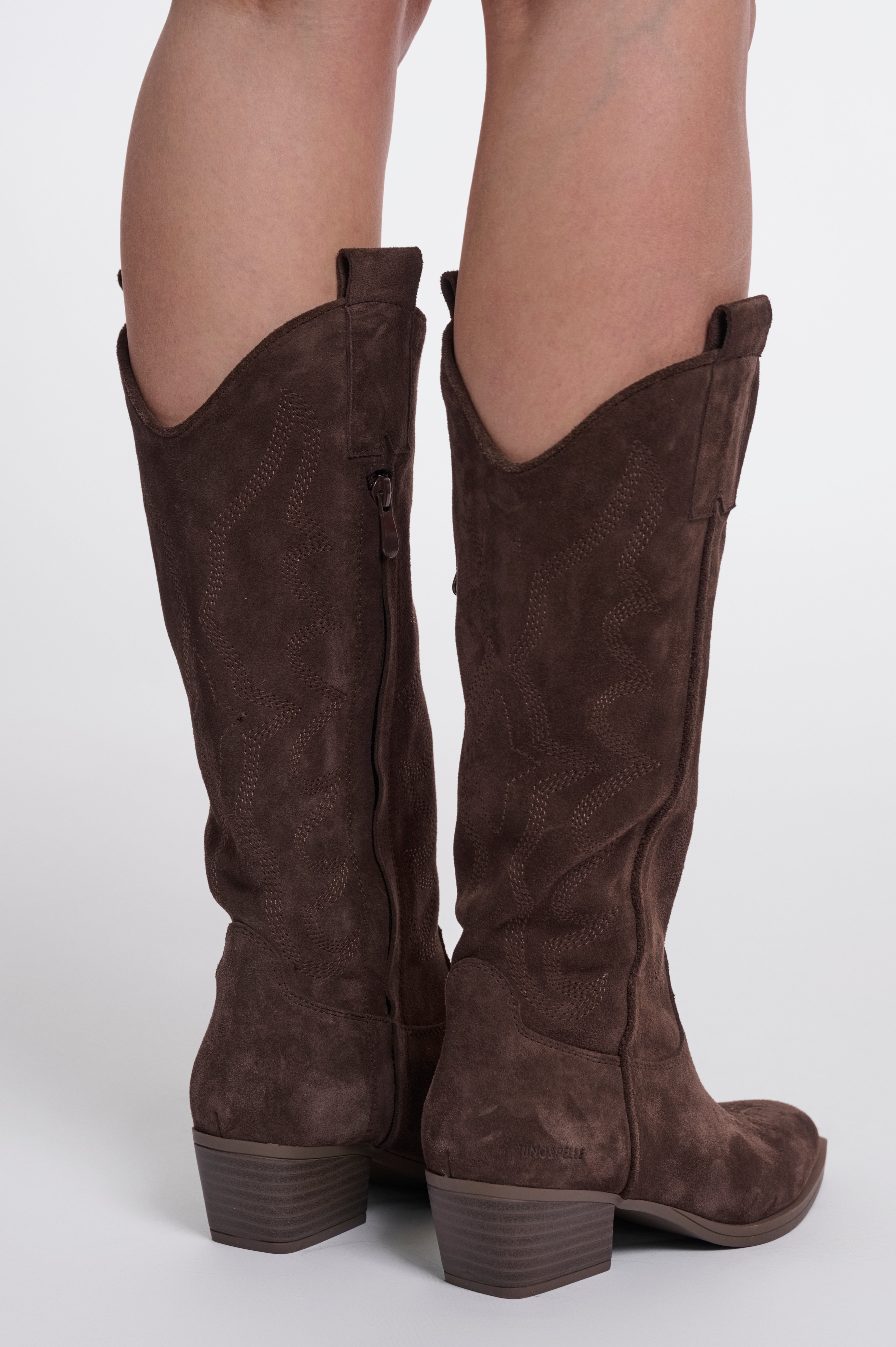 Stivali texani donna art. Pari Rino & Pelle Brown
