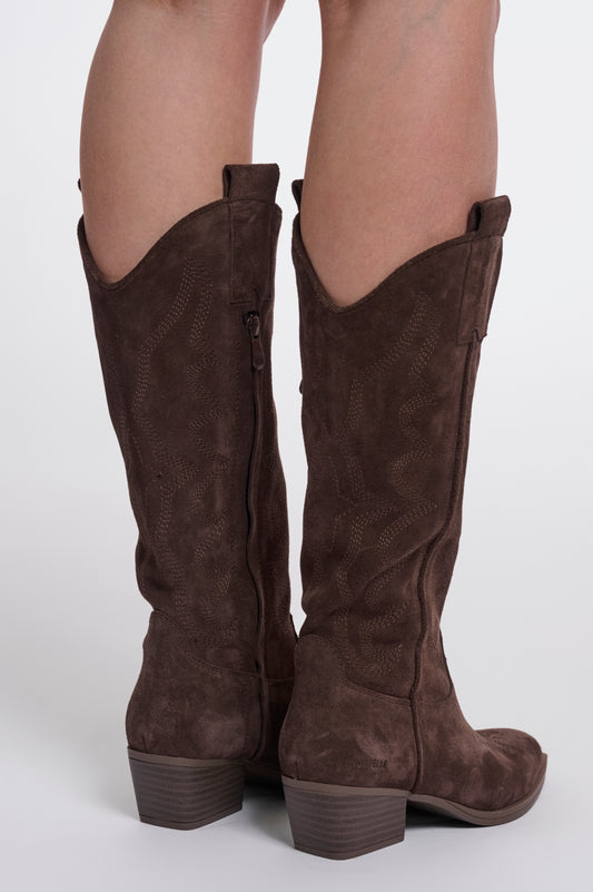 Stivali texani donna art. Pari Rino & Pelle Brown