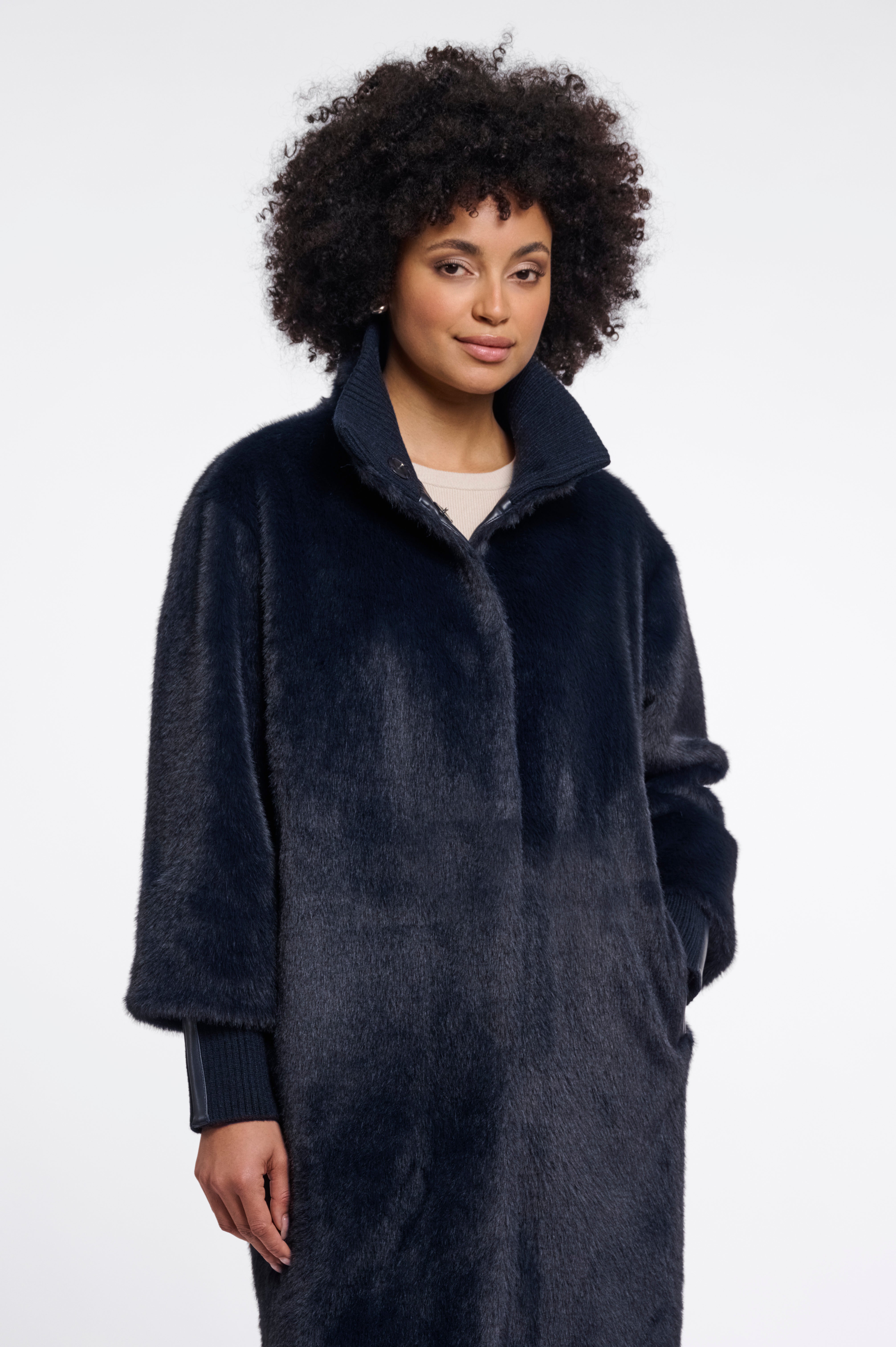 Giacca donna art. Pilar Rino & Pelle Dark navy