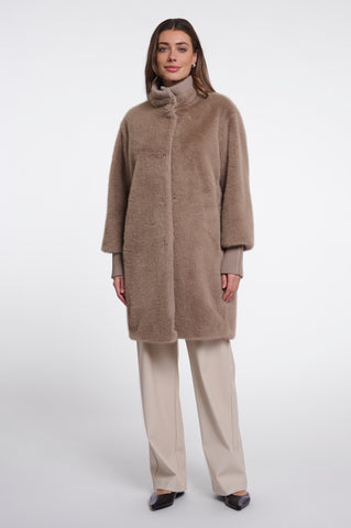 Giacca donna art. Pilar Rino & Pelle Mocha latte