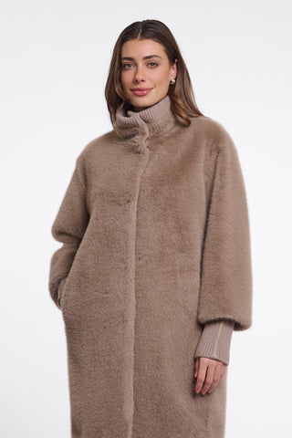 Giacca donna art. Pilar Rino & Pelle Mocha latte
