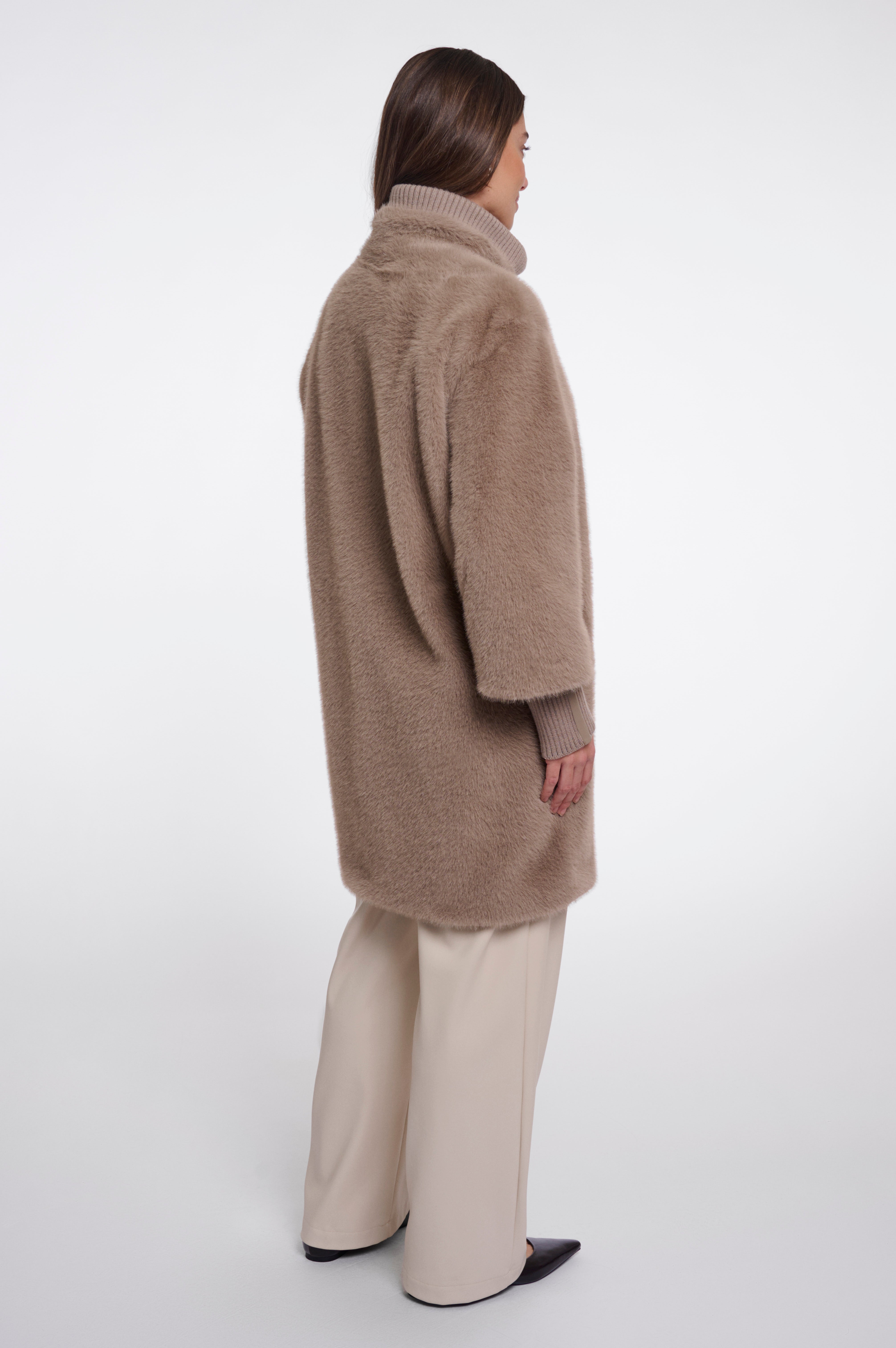Giacca donna art. Pilar Rino & Pelle Mocha latte