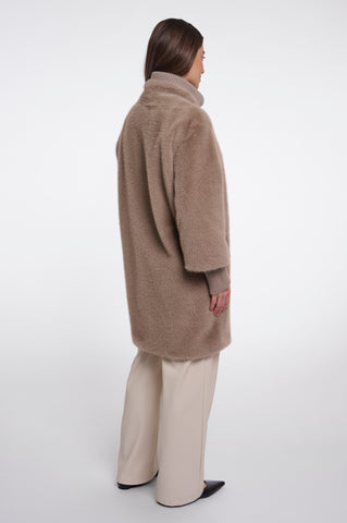 Giacca donna art. Pilar Rino & Pelle Mocha latte