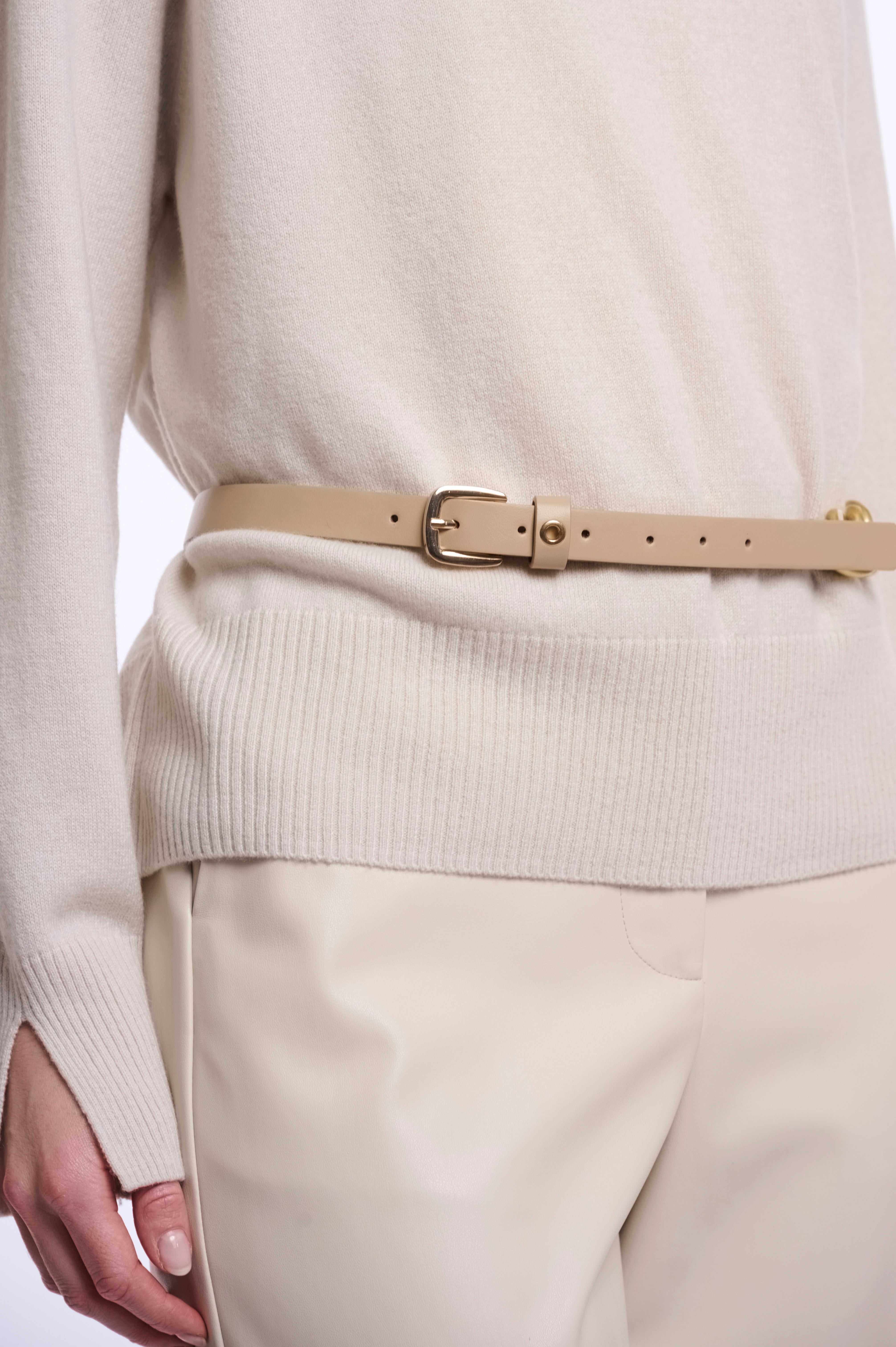 Cintura donna art. Pixie Rino & Pelle Beige