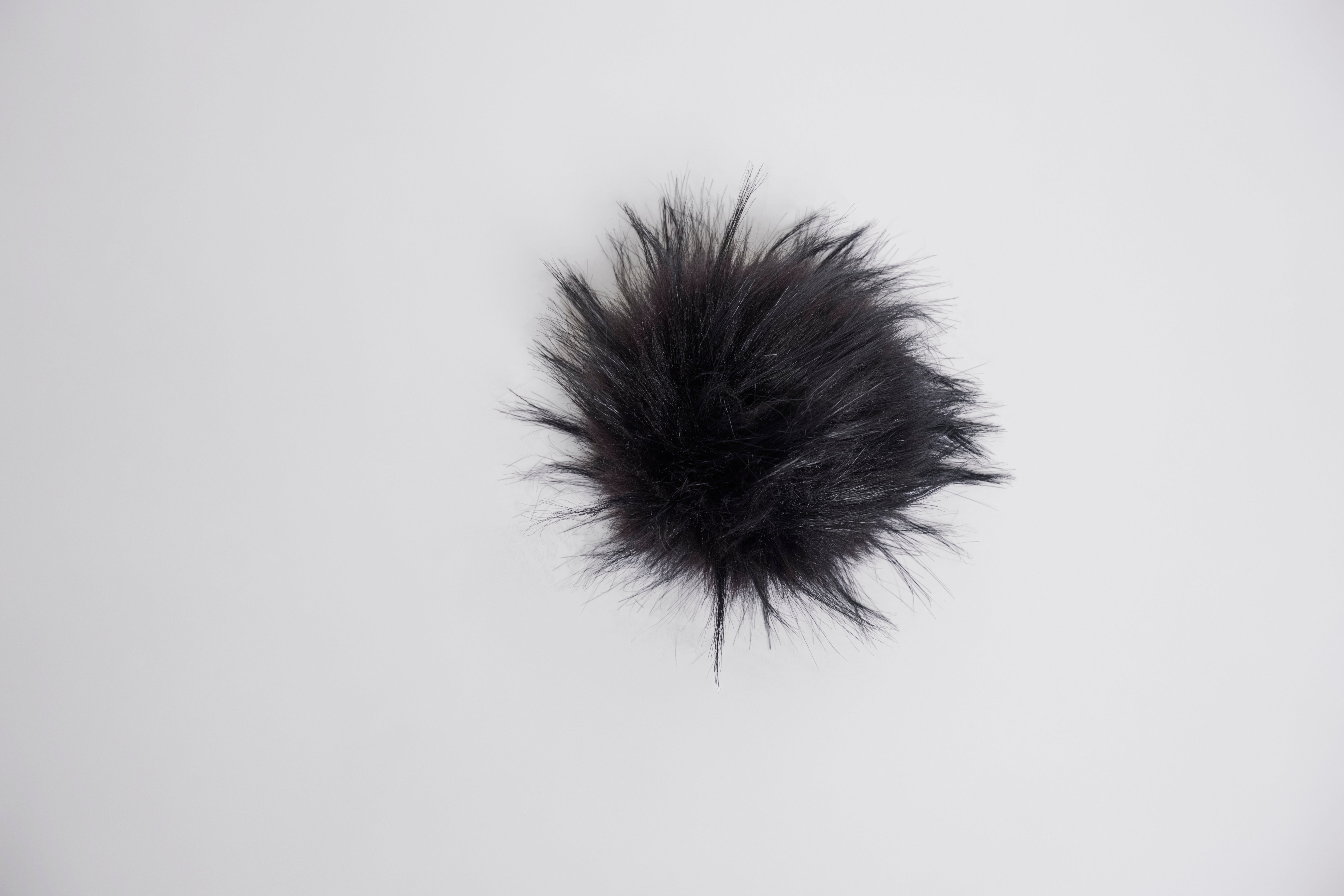 Pompon donna art. Pompon Rino & Pelle Black