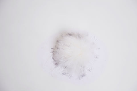Pompon donna art. Pompon Rino & Pelle Snow white