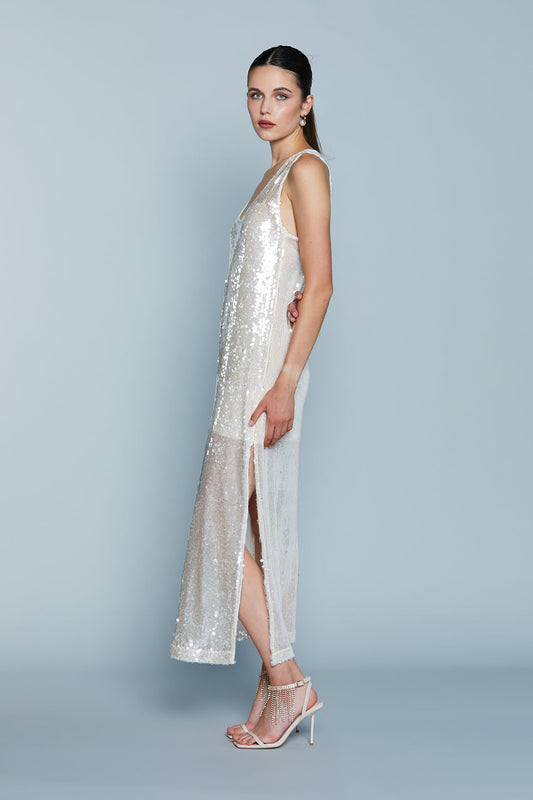Abito PESSY Sc.V S/M Lungo Full Paillettes art. RCP2509006005 Donna Relish Primavera Estate 2025