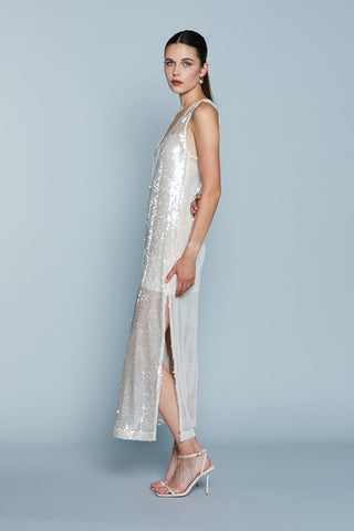 Vestido PESSY Sc.VS/M Largo Lentejuelas Art. RCP2509006005 Mujer Relish Primavera Verano 2025