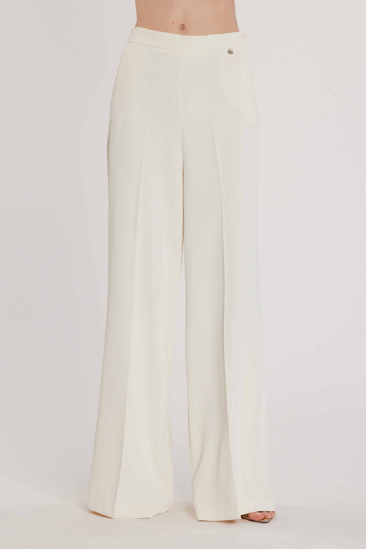 Pantalone GASMAN vita alta ampia più tasche più bustino con arricciatura art. RCP2607006003 Donna Relish Primavera Estate 2026