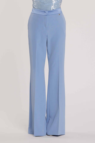 Pantalone BARRINGTON vita alta a zampa con inserti in raso art. RCP2607006011 Donna Relish Primavera Estate 2026