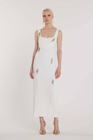 Abito ANGIOLINI senza maniche lungo con applicazioni strass art. RCP2609006012 Donna Relish Primavera Estate 2026