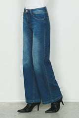 Panta ELLELONG_23 vita media 5 ts straight fit in blue denim art. RDA2407642025 Donna Relish Autunno Inverno 2024/25