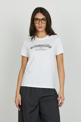 T-shirt REELS mezza manica con stampa più pietre più strass art. RDA2501033004 Donna Relish Autunno Inverno 2025/2026