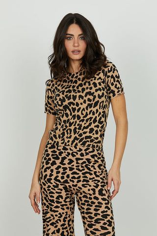 Maglia ANOUK mezza manica girocollo fantasia maculata art. RDA2502439051 Donna Relish Autunno Inverno 2025/2026