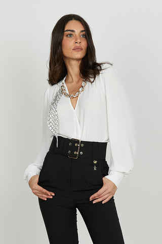 Body BRIDGER manica lunga scollo incrocio con catena foulard art. RDA2503006023 Donna Relish Autunno Inverno 2025/2026