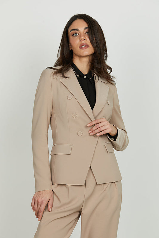 Giacca BELSA manica lunga doppio petto con tasche più patte art. RDA2505006042 Donna Relish Autunno Inverno 2025/2026