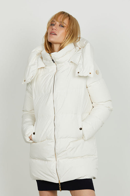Piumino TERAMO manica lunga con cappuccio staccabile più tasche art. RDA2505009019 Donna Relish Autunno Inverno 2025/2026