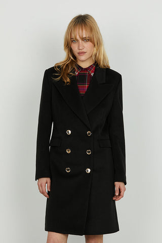 Cappotto BOAVISTA manica lunga doppio petto con tasche più patte art. RDA2505091010 Donna Relish Autunno Inverno 2025/2026