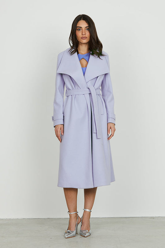 Cappotto RIMMOS_A lungo manica lunga con collo ampio più cintura art. RDA2505112055 Donna Relish Autunno Inverno 2025/2026