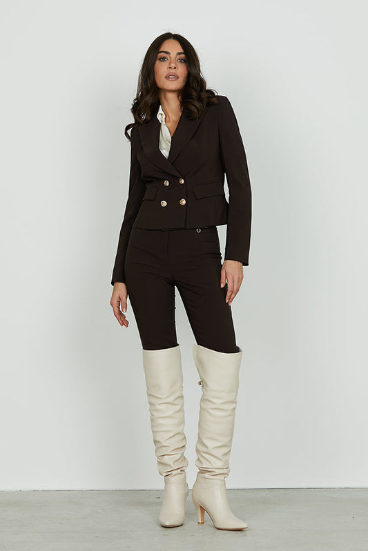 Panta CISALINA sigaretta con spacchi fondo art. RDA2507006050 Donna Relish Autunno Inverno 2025/2026