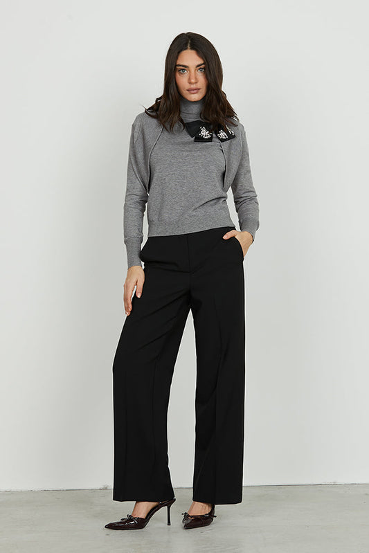 Panta CASTELLA_C vita alta con elastico più tasche francesi art. RDA2507006058 Donna Relish Autunno Inverno 2025/2026