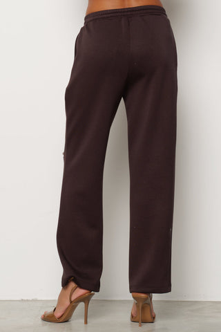 Pantalone ALBERO in felpa con applicazioni e ricamo logo art. RDA2507091098 Donna Relish Autunno Inverno 2025/2026