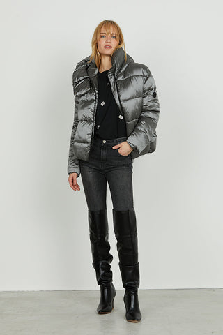 Panta KATE_311 vita alta 5 tasche con abrasioni slim fit denim black art. RDA2507656015 Donna Relish Autunno Inverno 2025/2026