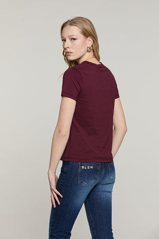 T-shirt MANETTE mezza manica con collana logo - RDA2601033010 - Relish Autunno/Inverno 2026