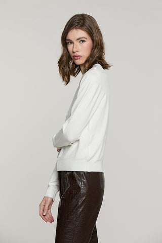 Maglia AVETRAZ manica lunga girocollo con strass - RDA2602054015 - Relish Autunno/Inverno 2026