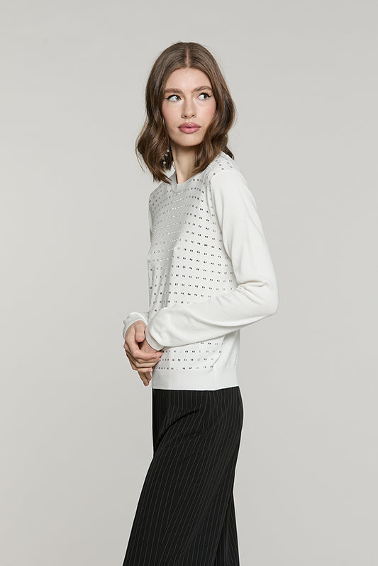 Maglia BROOKI manica lunga girocollo con baguette - RDA2602054038 - Relish Autunno/Inverno 2026