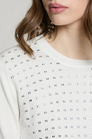 Maglia BROOKI manica lunga girocollo con baguette - RDA2602054038 - Relish Autunno/Inverno 2026