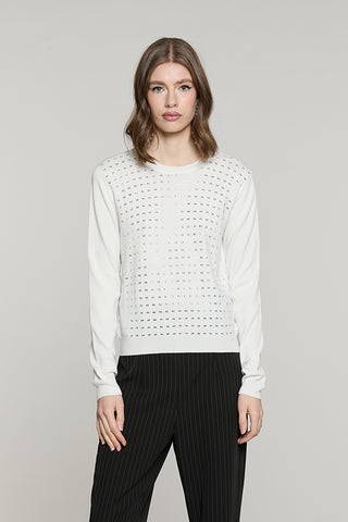 Maglia BROOKI manica lunga girocollo con baguette - RDA2602054038 - Relish Autunno/Inverno 2026