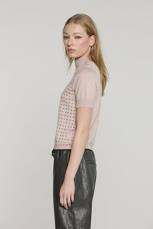 Maglia CRAIGE mezza manica collo vulcano con baguette - RDA2602054039 - Relish Autunno/Inverno 2026