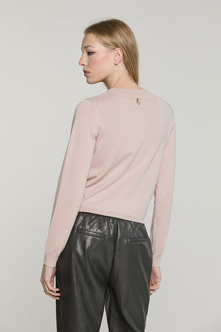 Cardigan FIORELLI manica lunga girocollo con baguette - RDA2602054040 - Relish Autunno/Inverno 2026