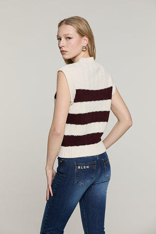Maglia SYL senza maniche righe - RDA2602529052 - Relish Autunno/Inverno 2026
