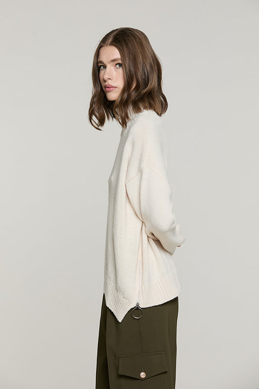 Maglia LYS collo alto taglio asimmetrico - RDA2602529055 - Relish Autunno/Inverno 2026