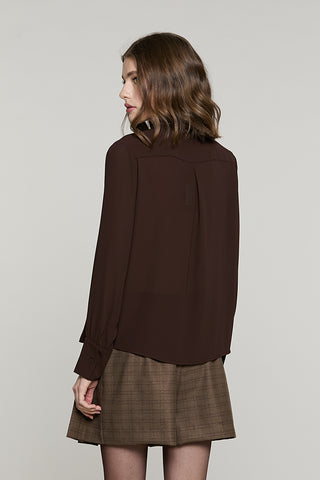 Camicia ADERO manica lunga con tasche + applicazione paillettes - RDA2603009009 - Relish Autunno/Inverno 2026
