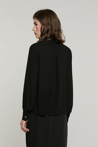 Camicia LIZZIE manica lunga con tasche + patte + strass - RDA2603009011 - Relish Autunno/Inverno 2026