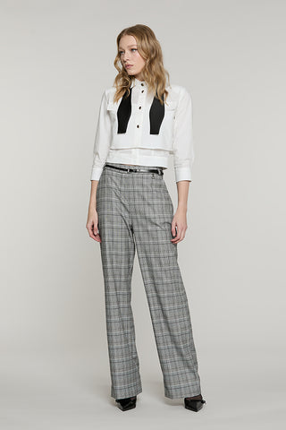 Camicia CORVINA corta manica 3/4 con patte + papillon - RDA2603033001 - Relish Autunno/Inverno 2026