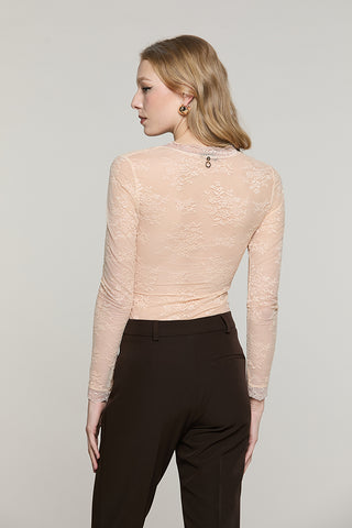 Body LIORA manica lunga scollo v pizzo - RDA2603036019 - Relish Autunno/Inverno 2026
