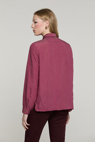 Camicia BLOWELL manica lunga con fusciacca righe - RDA2603054018 - Relish Autunno/Inverno 2026