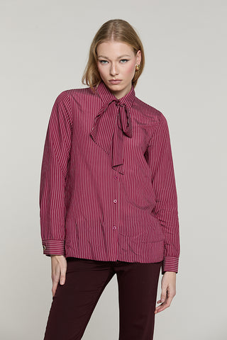 Camicia BLOWELL manica lunga con fusciacca righe - RDA2603054018 - Relish Autunno/Inverno 2026