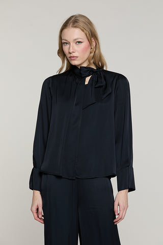 Blusa POLK manica lunga con spacco polso + fusciacca + pannello con pieghe - RDA2603055039 - Relish Autunno/Inverno 2026
