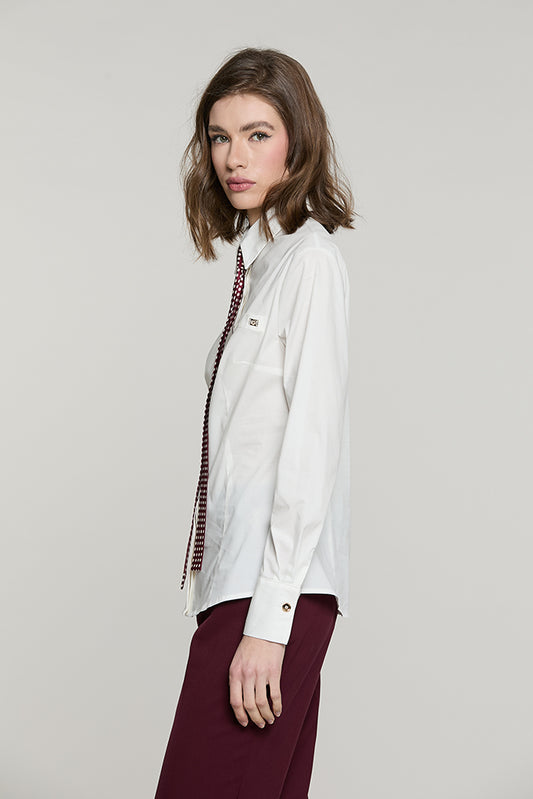 Camicia ZORA manica lunga con patta + cravatta pois - RDA2603056017 - Relish Autunno/Inverno 2026