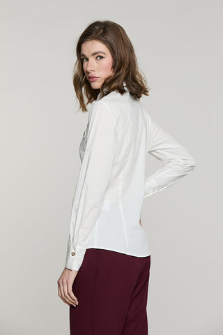Camicia ZORA manica lunga con patta + cravatta pois - RDA2603056017 - Relish Autunno/Inverno 2026