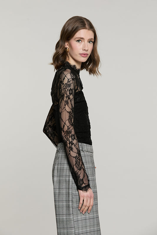 Body SAID manica lunga pizzo - RDA2603266029 - Relish Autunno/Inverno 2026