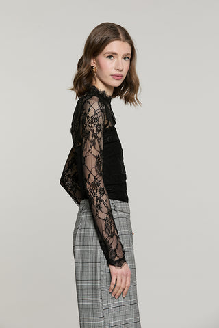 Body SAID manica lunga pizzo - RDA2603266029 - Relish Autunno/Inverno 2026
